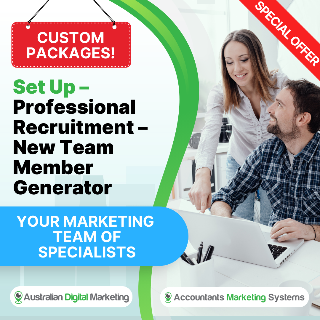 Set Up - Professional Recruitment - New Team Member Generator